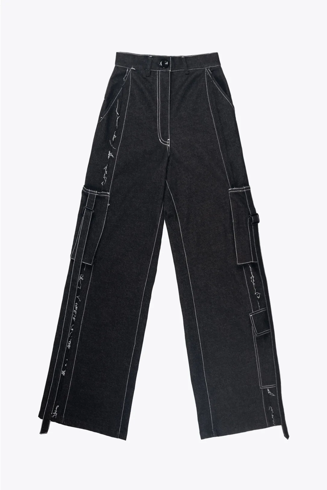 Cerise denim pants