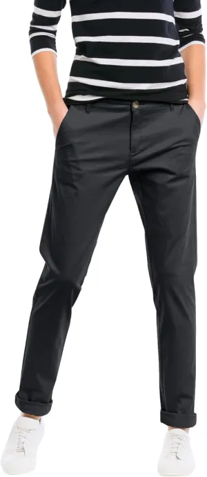 ellos Comfortable Women's Plus Size Modern Stretch Chino Pants Slim Fit Work & Casual