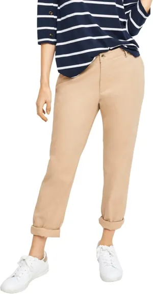 ellos Comfortable Women's Plus Size Modern Stretch Chino Pants Slim Fit Work & Casual
