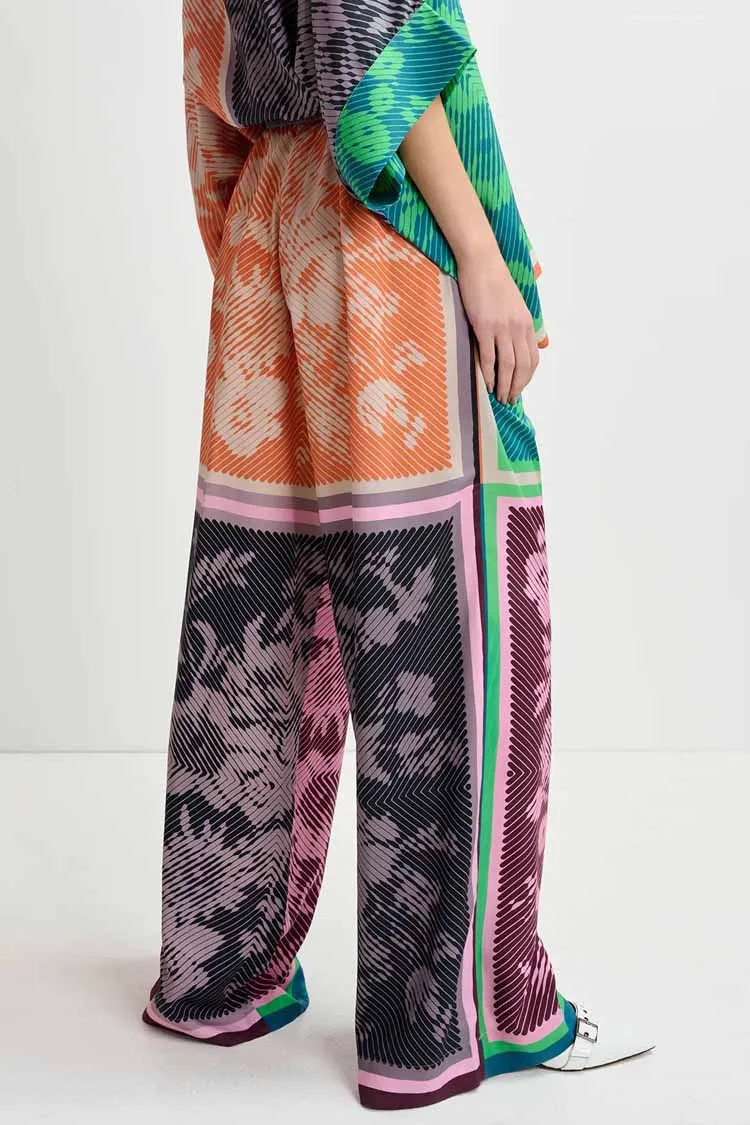 Gretel Multicolour Printed Wide Leg Pants