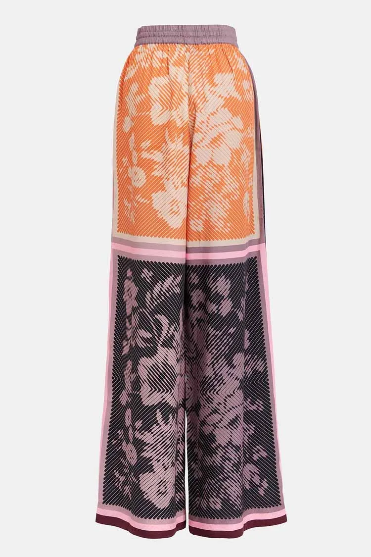 Gretel Multicolour Printed Wide Leg Pants
