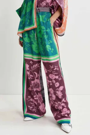 Gretel Multicolour Printed Wide Leg Pants