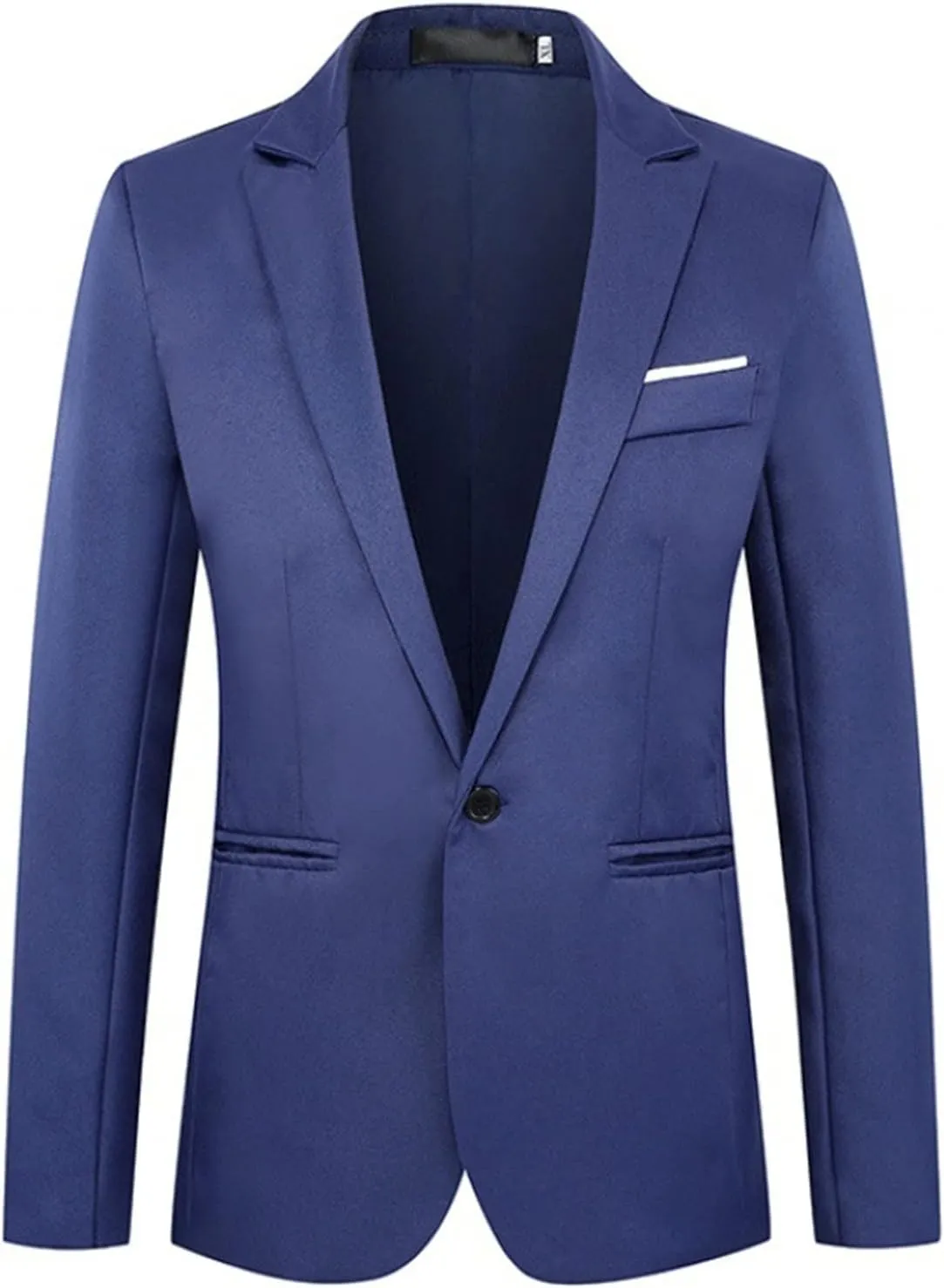 Men's Casual Blazer One Button Sport Coat Slim Fit Lightweight Suit Blazer Jacket