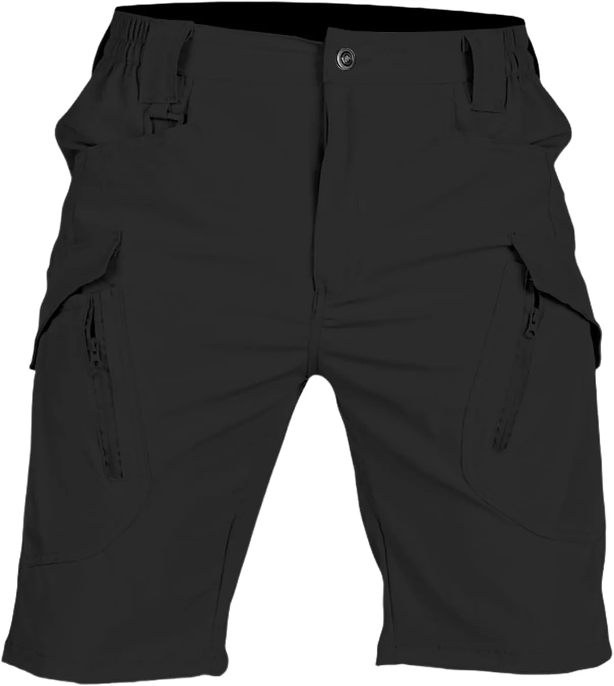 Mens Hiking Cargo Shorts Tactical Quick Dry Classic Shorts Elastic Waist Stretch Breathable Pant with Multi Pocket