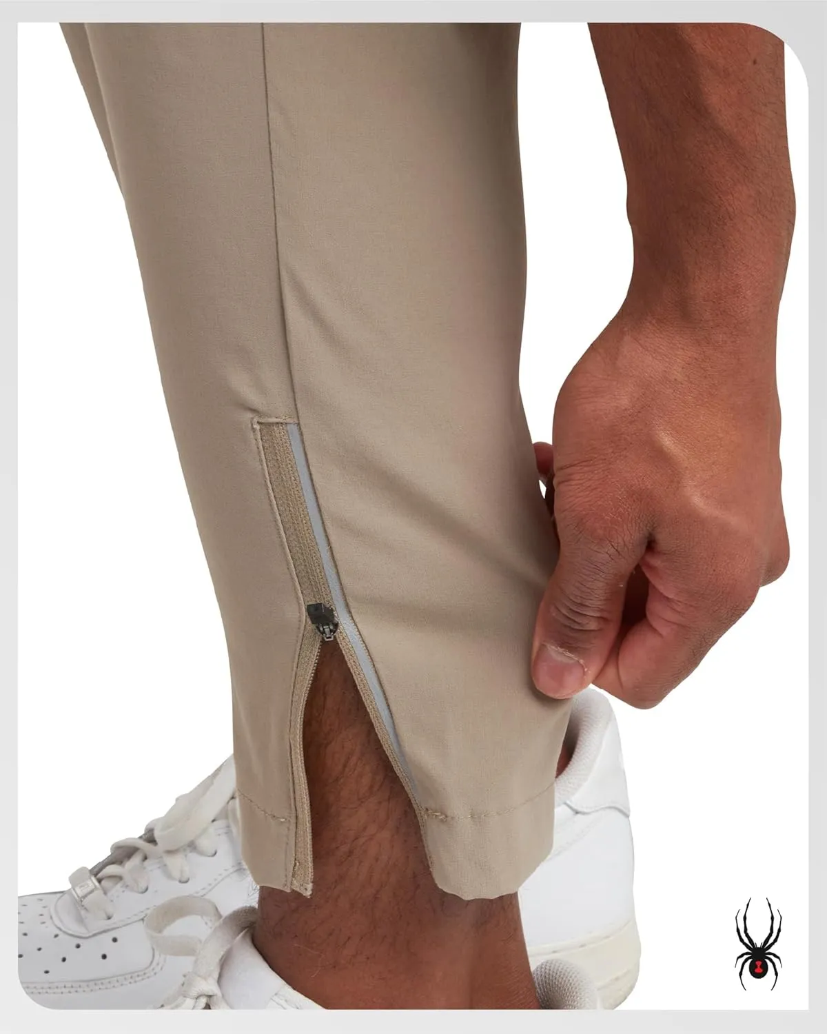 Spyder Mens Golf Pants - Lightweight Stretch Golf Pants Men with Drawstring & Pockets - Athletic Nylon Joggers for Men